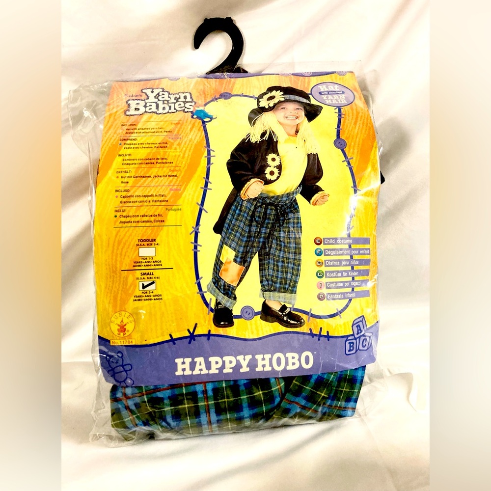 Rubies Happy Hobo Costume Child Size Small 4-6 Halloween Costume NIP